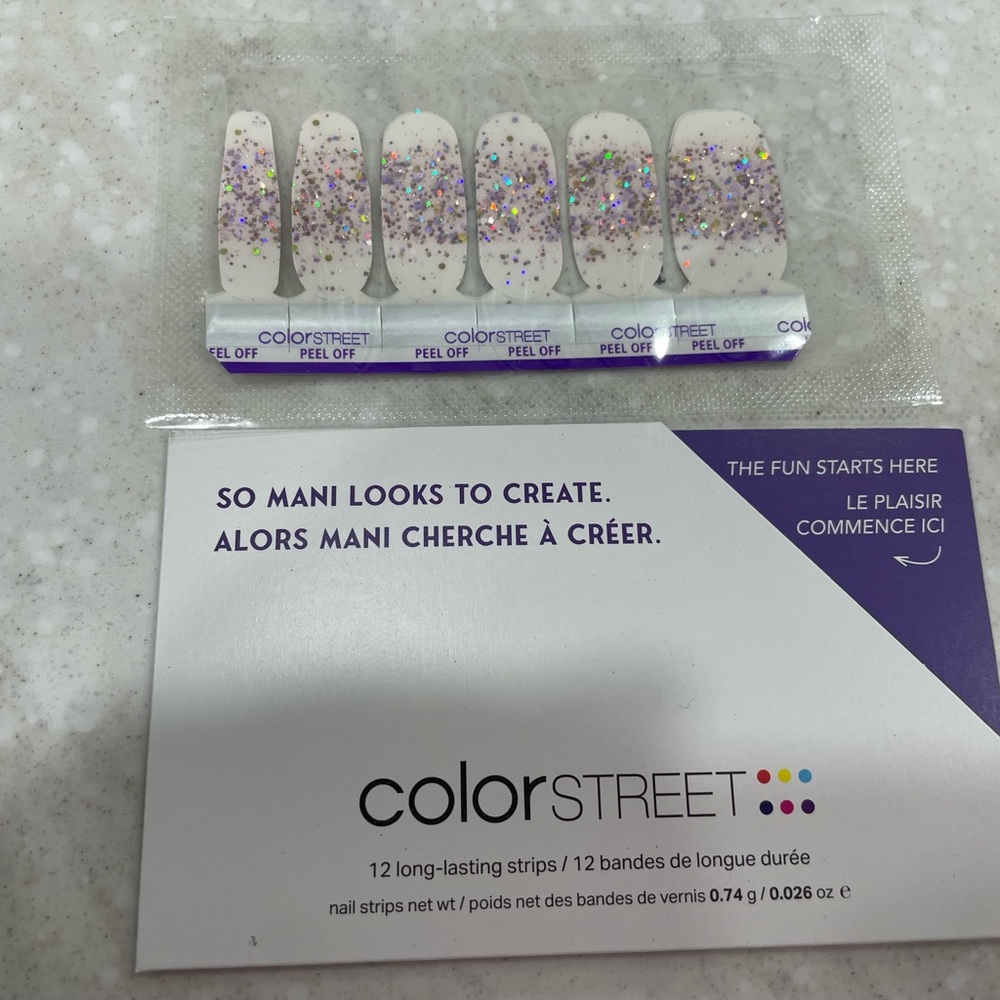 Sprinkles on top Color street nail strips NIP